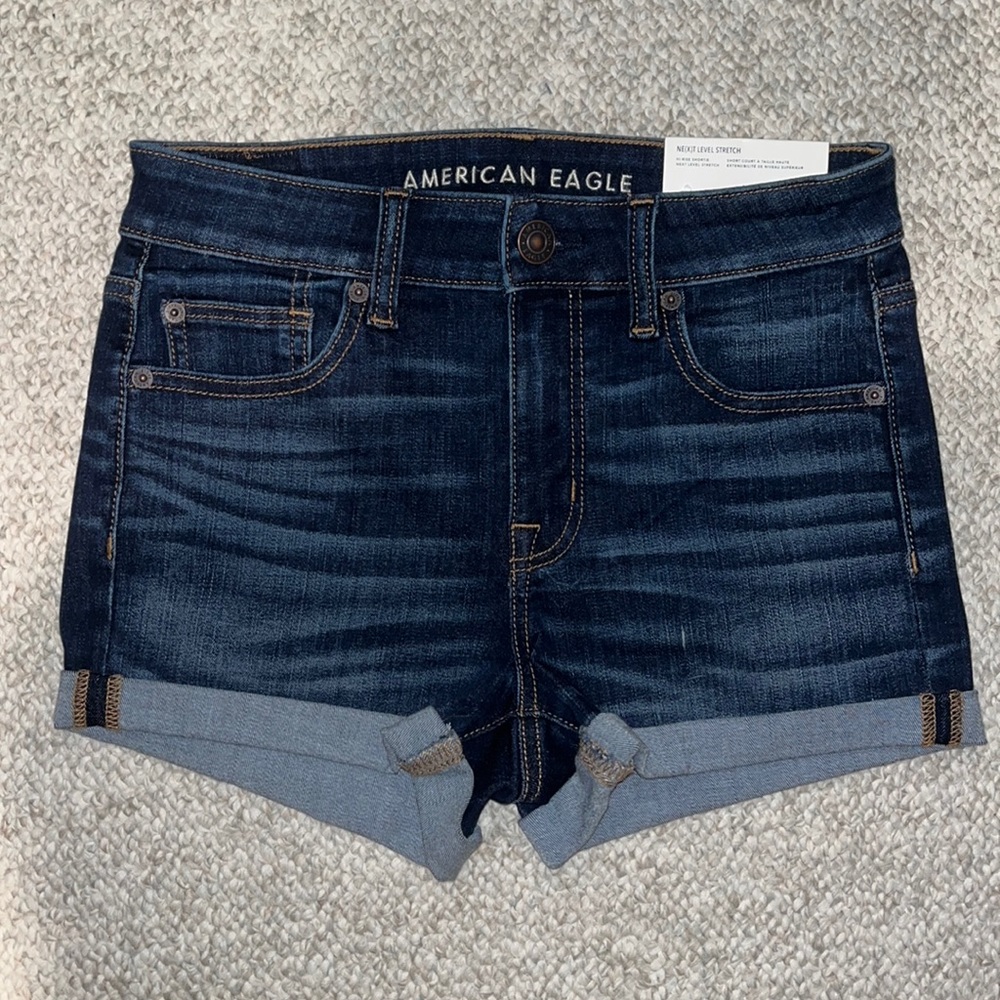 American Eagle Next Level Stretch High Rise Shorts